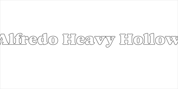Alfredo Heavy Hollow Logo