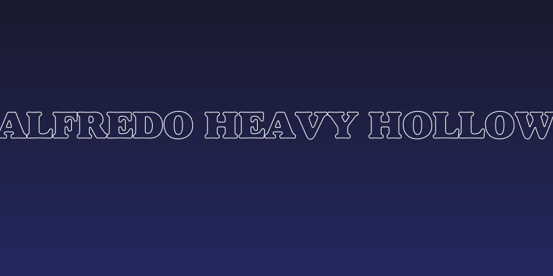 Alfredo Heavy Hollow Social Header