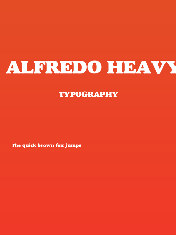Alfredo Heavy Poster
