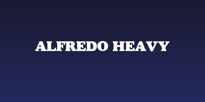 Alfredo Heavy Social Header