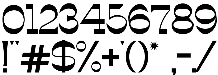 Alfredo's Dance Font OTHER CHARS