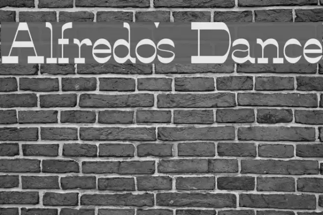 Alfredo's Dance Fonte examples