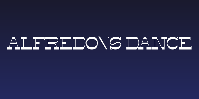 Alfredo's Dance Social Header