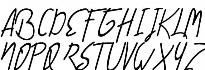 Alfrida Signature Schriftart Groß