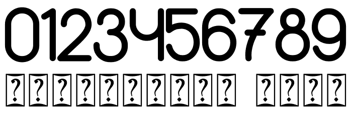 Algeko Personal Use Font OTHER CHARS