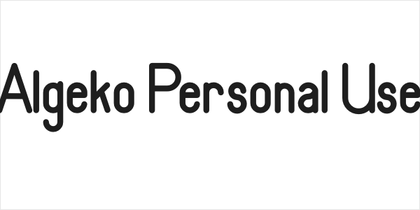 Algeko Personal Use Logo