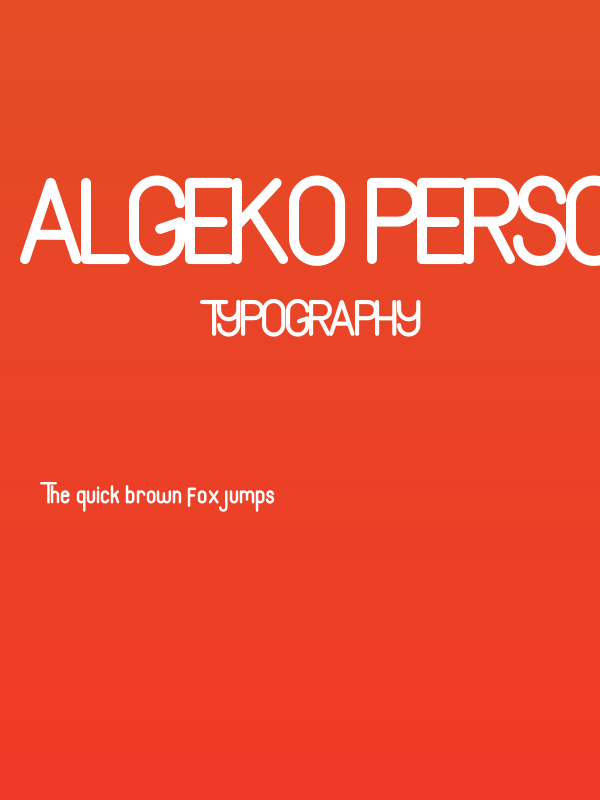 Algeko Personal Use Poster