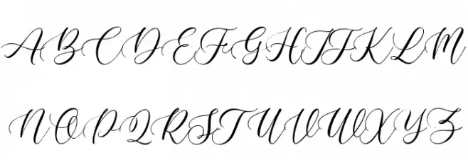 Algeline Regular Шрифта ВЕРХНИЙ