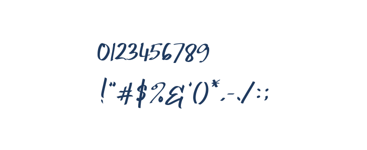 Algenta Font Other Characters