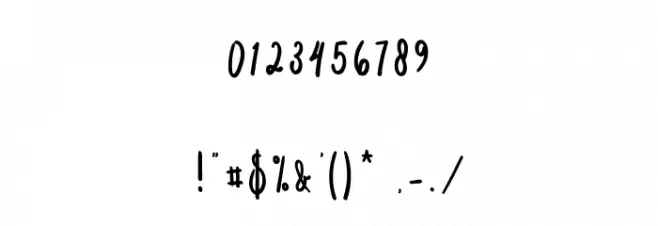 Algeria Font OTHER CHARS