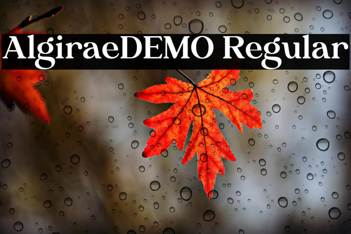 AlgiraeDEMO Regular Example 3