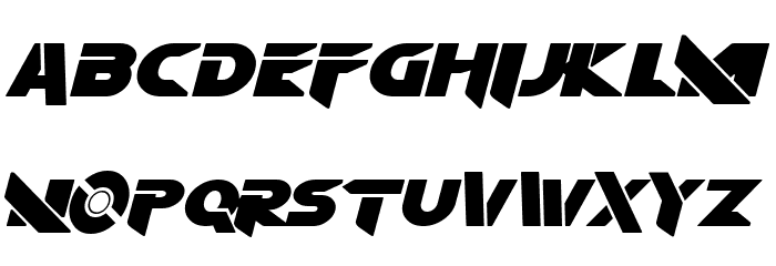 Algol Italic Font LOWERCASE