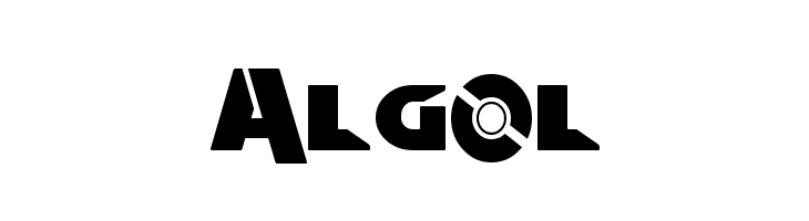 Algol Font - FFonts.net