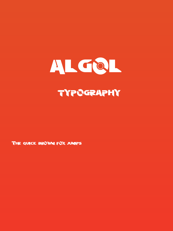 Algol Poster