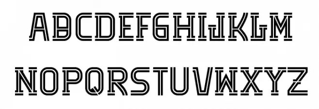 Algorithma フォント 大文字