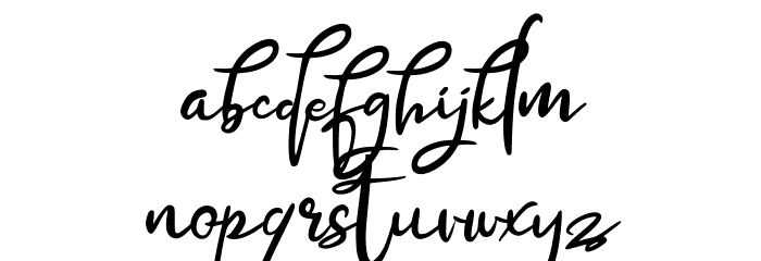 Algorty FREE Font LOWERCASE