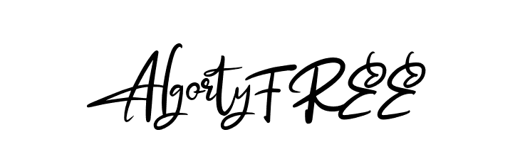 AlgortyFREE  Frei Schriftart Herunterladen