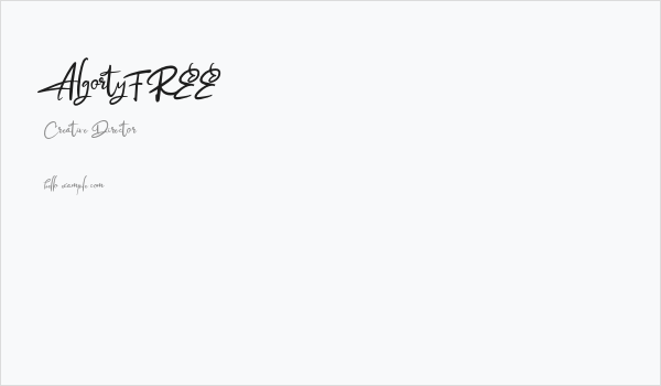 AlgortyFREE Business Card