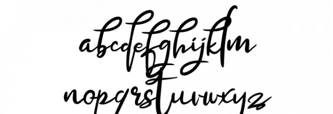 AlgortyFREE Schriftart Kleinbuchstaben