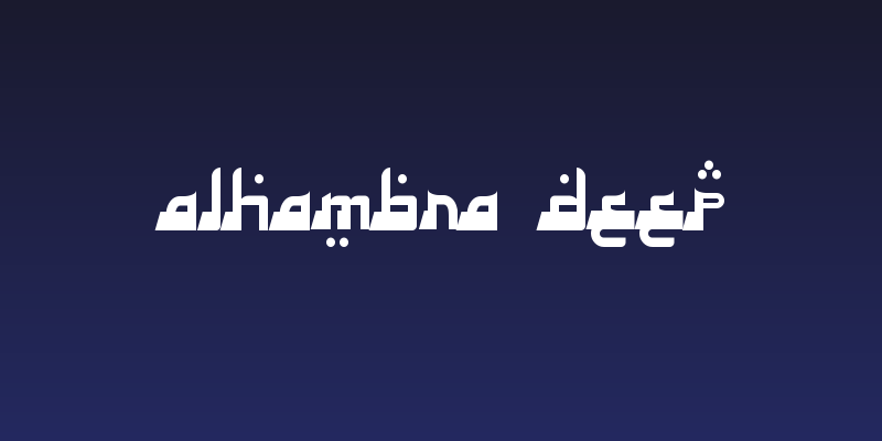 Alhambra Deep Social Header