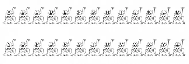 Ali-Cat Schriftart Groß