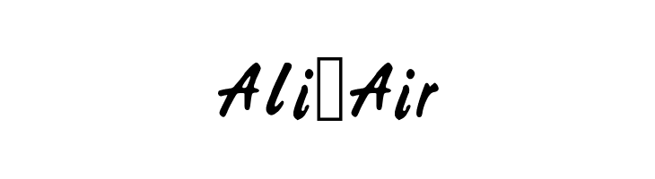 Ali_Air Fonte