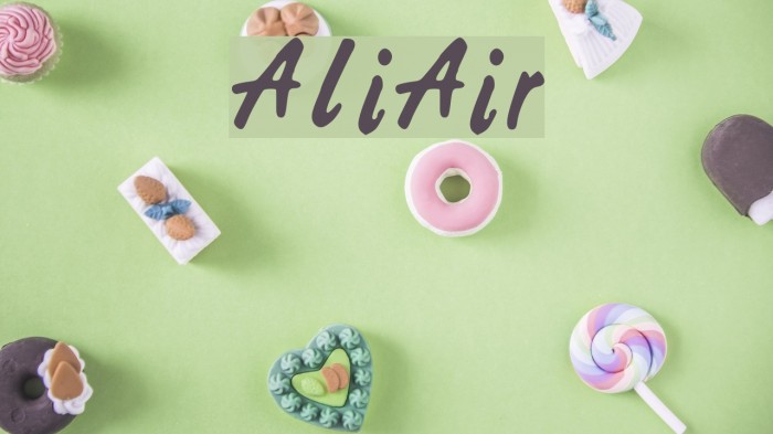 Ali_Air Fonte examples