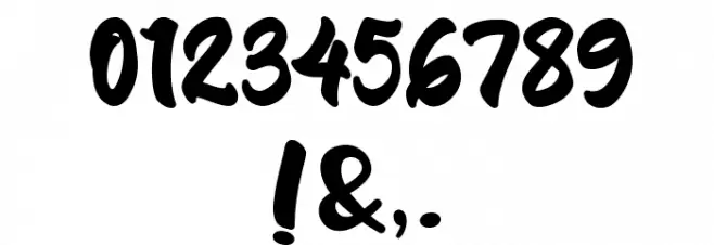 Aliando Rocky Font OTHER CHARS