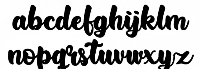 Aliando Rocky خط أحرف صغيرة