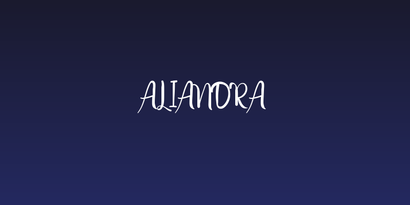 Aliandra Social Header
