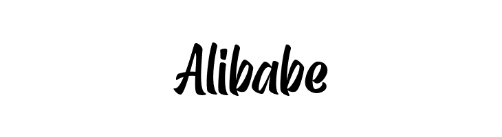 Alibabe  font caratteri gratis