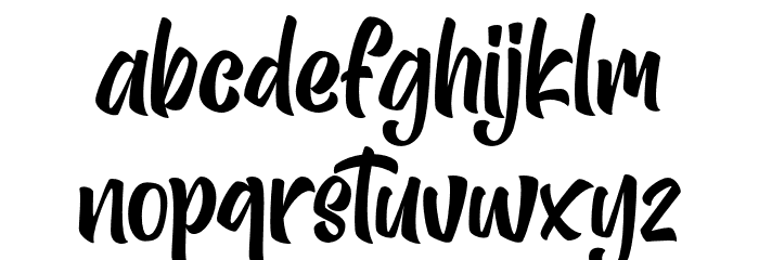 Alibabe Font LOWERCASE