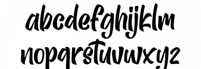 Alibabe Font LOWERCASE
