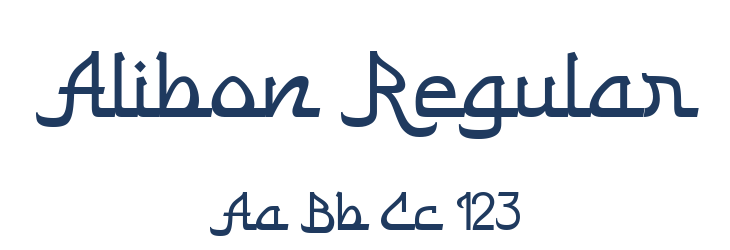 Alibon Regular Font Preview
