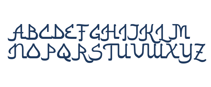 Alibon Regular Uppercase