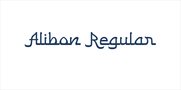 Alibon Regular Logo