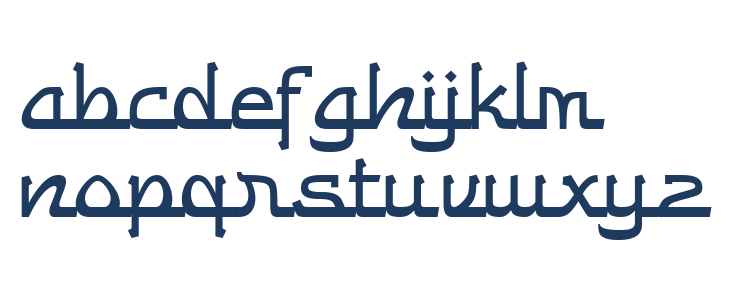 Alibon Regular Lowercase