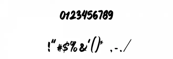 AlicaScriptDEMO-Regular Font OTHER CHARS