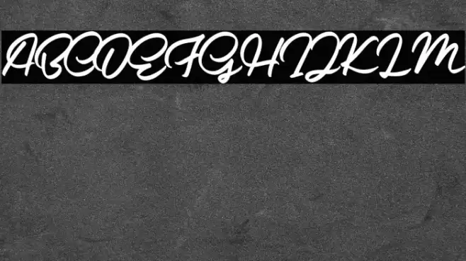 AlicaScriptDEMO-Regular Font examples