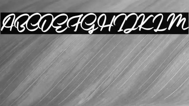 AlicaScriptDEMO-Regular Font examples