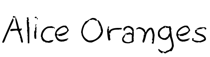 Alice Oranges Font