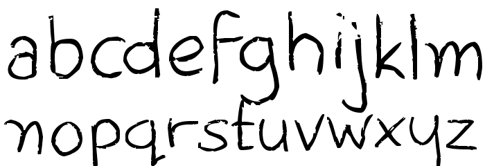 Alice Oranges Font LOWERCASE