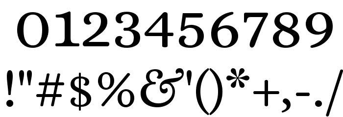 Alice Regular Font OTHER CHARS
