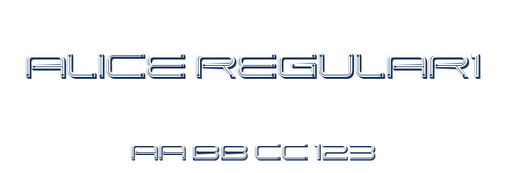 Alice Regular1 Font Preview