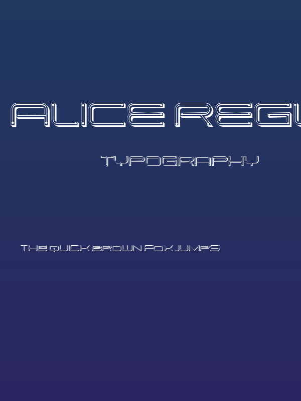 Alice Regular1 Poster