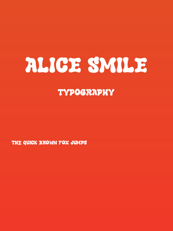 Alice Smile Poster