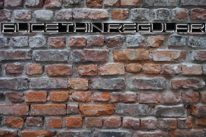 Alice Thin Regular Example 2