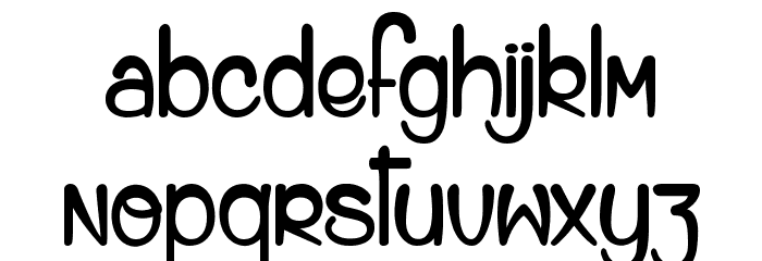 Alice and the Wicked Monster Font LOWERCASE