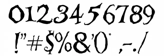 Alice in Wonderland 1 Font OTHER CHARS