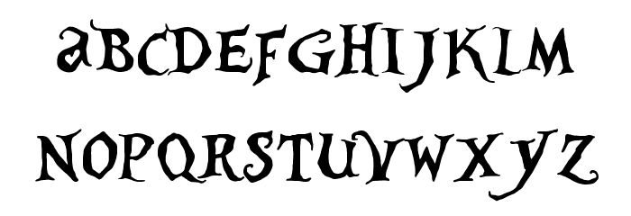 Alice in Wonderland 1 Font LOWERCASE